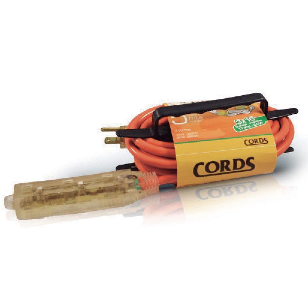 EXTENSION ELECTRICA CON LUZ INDICADOR 5M INCABLE EL.FERRETERO