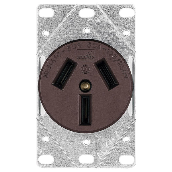 TOMA EMPOTRABLE 50A 125/250V3P.3H NGR#32B COOPER