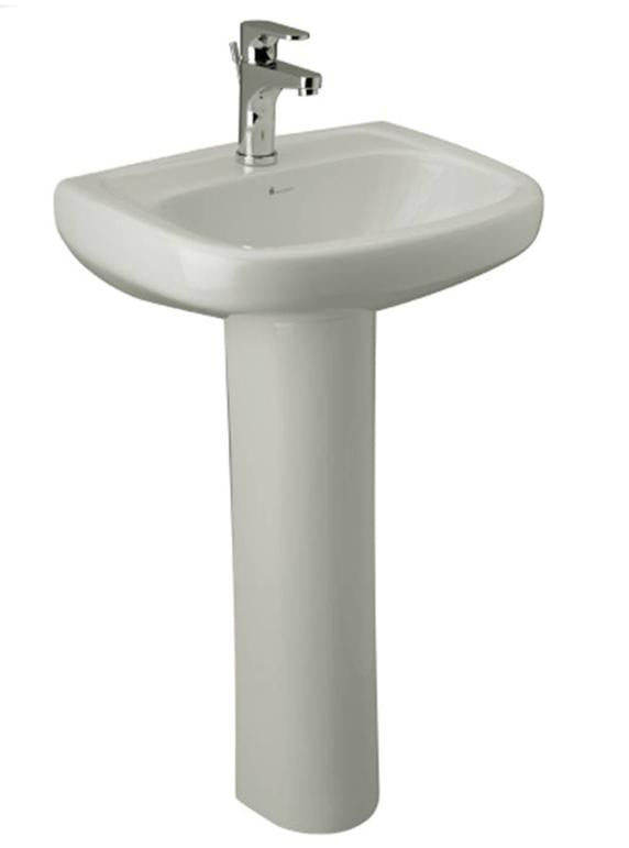 LAVABO SIENA CON PEDESTAL BLANCO FV