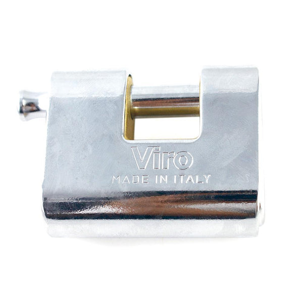 CANDADO ANTICIZALLA CROMADO PARA PUERTA ENROLLABLE