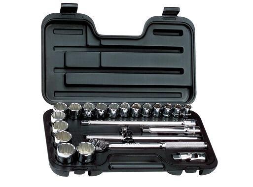 JGO DADOS-M1/2"-23PC(12-30MM) 9786531 STANLEY