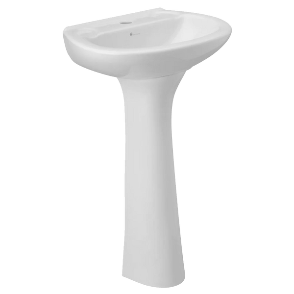 LAVABO ROMA BLANCO CON PEDESTAL FV