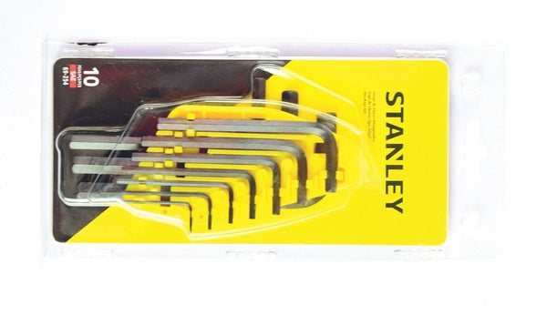 LLAVES HEX 10 PZAS STANLEY