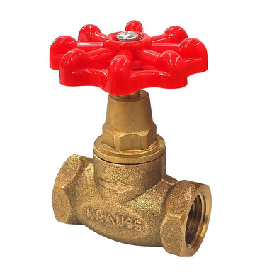 LLAVE DE PASO PESADA 1/2" H-H M HIERRO CUERPO BR KRAUSS