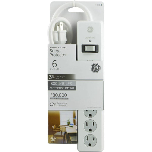 REGLETA 6 SERV. POL. CON SUPRESOR J GE ELECTRI