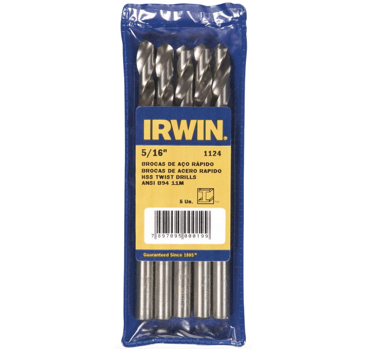 Punte Resistenti E Affidabili IRWIN Jgo. 15 Brocas HSS Titanium Punte Resistenti All'usura