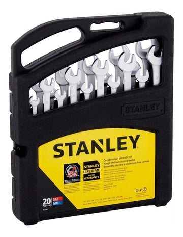 JUEGO DE LLAVES COMBINADAS 20 PZS STANLEY