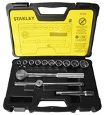 JUEGO DE DADOS 1/2" METRICOS STANLEY