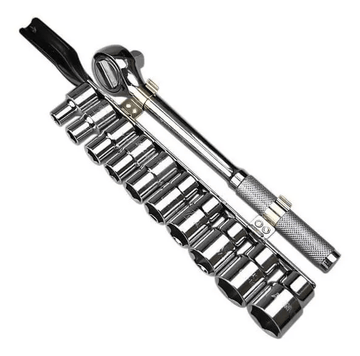 JUEGO DE DADOS 1/2" METRICOS STANLEY