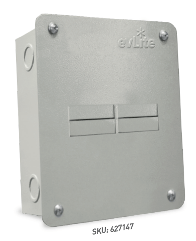 CENT. DE CARGA MONOFASICO 4 ESP EMP EVLITE