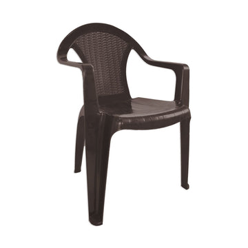 SILLA RATAN CON BRAZOS GLAMOUR CAFE