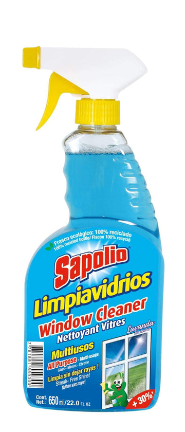 LIMPIAVIDRIOS MULTIUSO LAVANDA C/ATOMIZADOR SAPOLIO