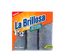 LA BRILLOSA ESPONJILLAS LANA DE ACERO