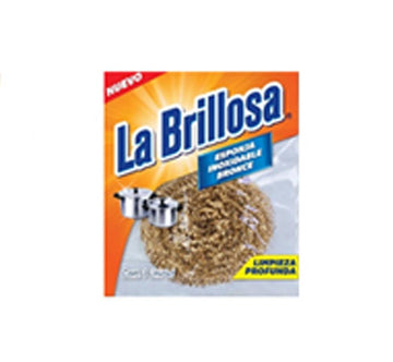 LA BRILLOSA ESPONJA INOXIDABLE BRONCE
