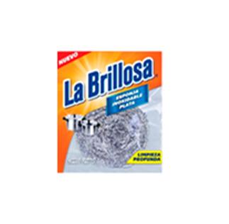 LA BRILLOSA ESPONJA INOXIDABLE PLATA