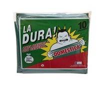 FUNDA LA DURA! FÁCIL DOMÉSTICA NEGRA 23" x 28" 18 kg PAQ x 10 UNIDADES PLASTLIT