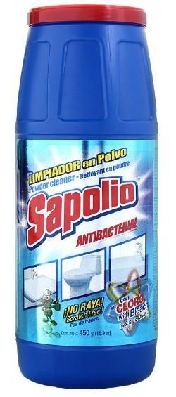 LIMPIADOR EN POLVO PARA BAÑO LAVANDA ENVASE 450GR SAPOLIO