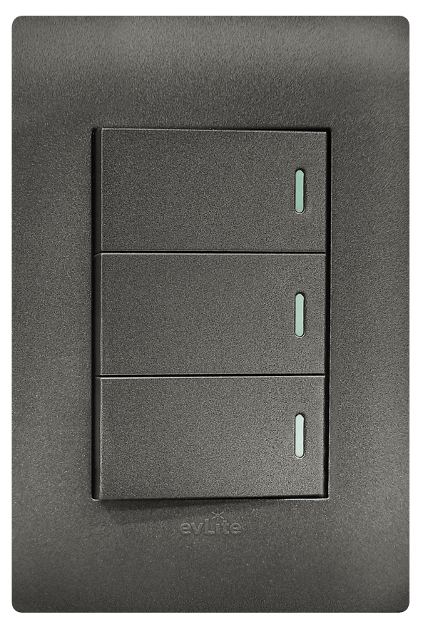 INTERRUPTOR TRIPLE 15A 125V SIENA EVLITE