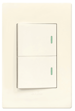 INTERRUPTOR DOBLE 15A 125V SIENA EVLITE