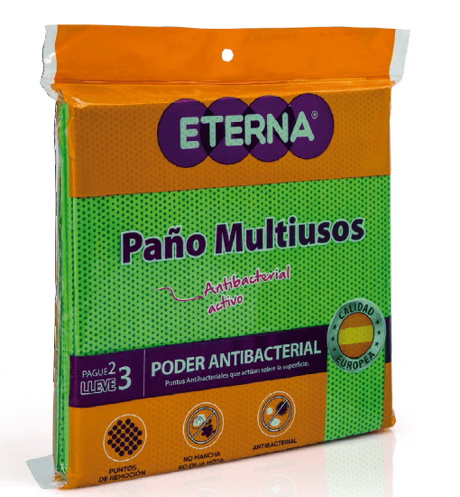 PAÑOS MULTIUSOS ANTIBACTERIAL