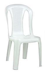 SILLA MILAN SIN BRAZO COLOR BLANCO