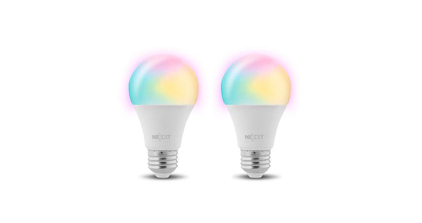 FOCO BOMBILLO WIFI SMART NEXXT A19 RGB 110V 2 Pack