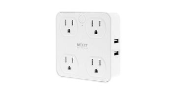 PROTECTOR DE SOBRETENSION SMART WIFI NEXXT 4 TOMAS/ 4 USB