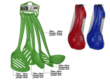 JUEGO UTENSILIOS COCINA X5 PZ (29.5CM)