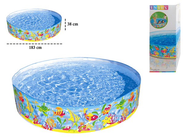 PISCINA NO INFLABLE MULTICOLOR