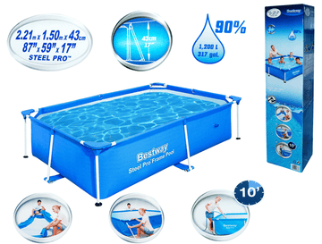PISCINA RECTANGULAR (2.21X1.50X43CM)